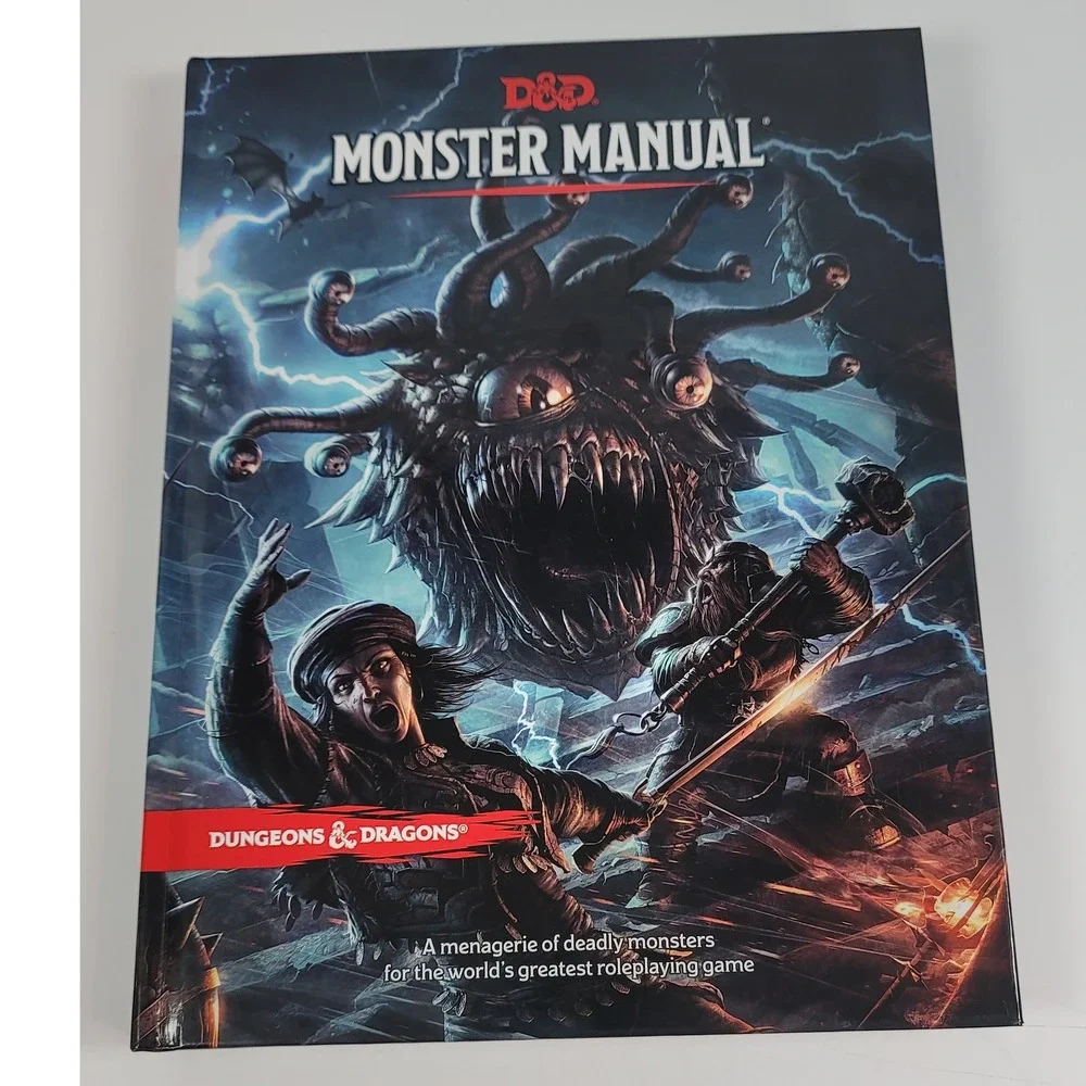 Dungeons & Dragons Monster Manual 5th Edition Hardcover D&D Core Rulebook 965618